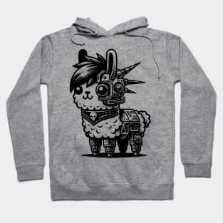 Gothic Punk Llama Hoodie